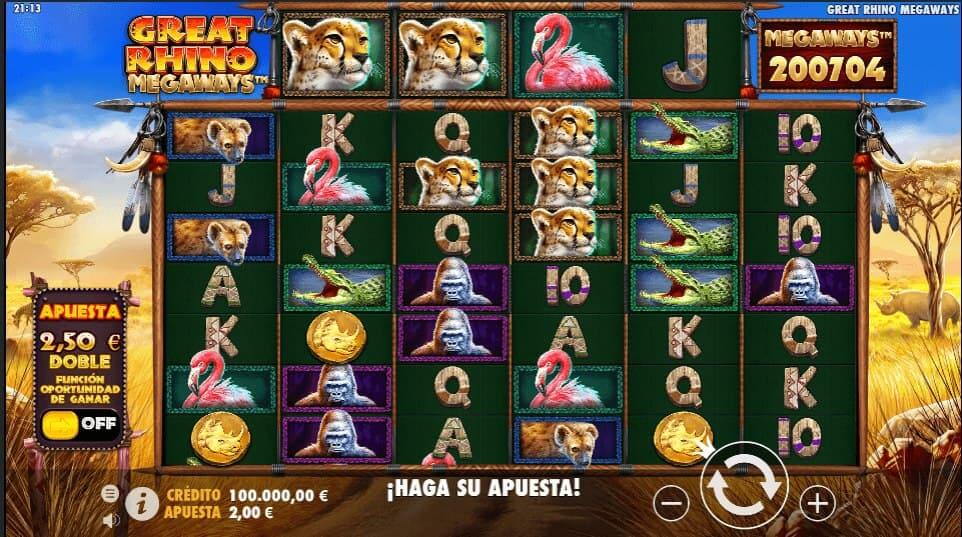 Bono de bienvenida Great Rinho