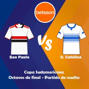 Apostar en Betsson Chile con los bonos de bienvenida | São Paulo vs Universidad Católica (07 Julio) | Pronósticos para la Copa Sudamericana