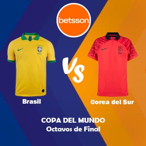 Betsson Chile Pronósticos | Brasil vs Corea del Sur (05 Diciembre) | Pronósticos para los Octavos de Final del Mundial 2022