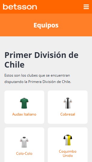 Equipos de la Primera División de Chile